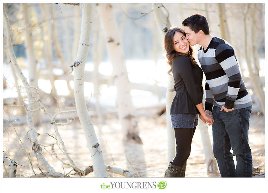 Lake Tahoe engagement session, snow engagement session, winter engagement session, mountain engagement, Northern California engagement, Northstar engagement session