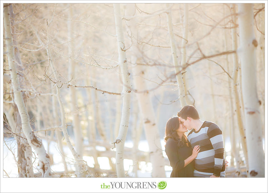 Lake Tahoe engagement session, snow engagement session, winter engagement session, mountain engagement, Northern California engagement, Northstar engagement session