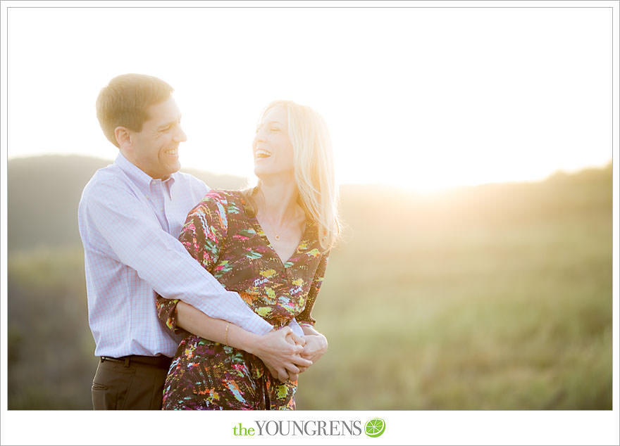 Laguna Beach engagement, Laguna Hills engagement, Newport Coast engagement, turquoise engagement, meadow engagement, grass field engagement, picnic engagement session, Highway 133 engagement, Highway 73 engagement session