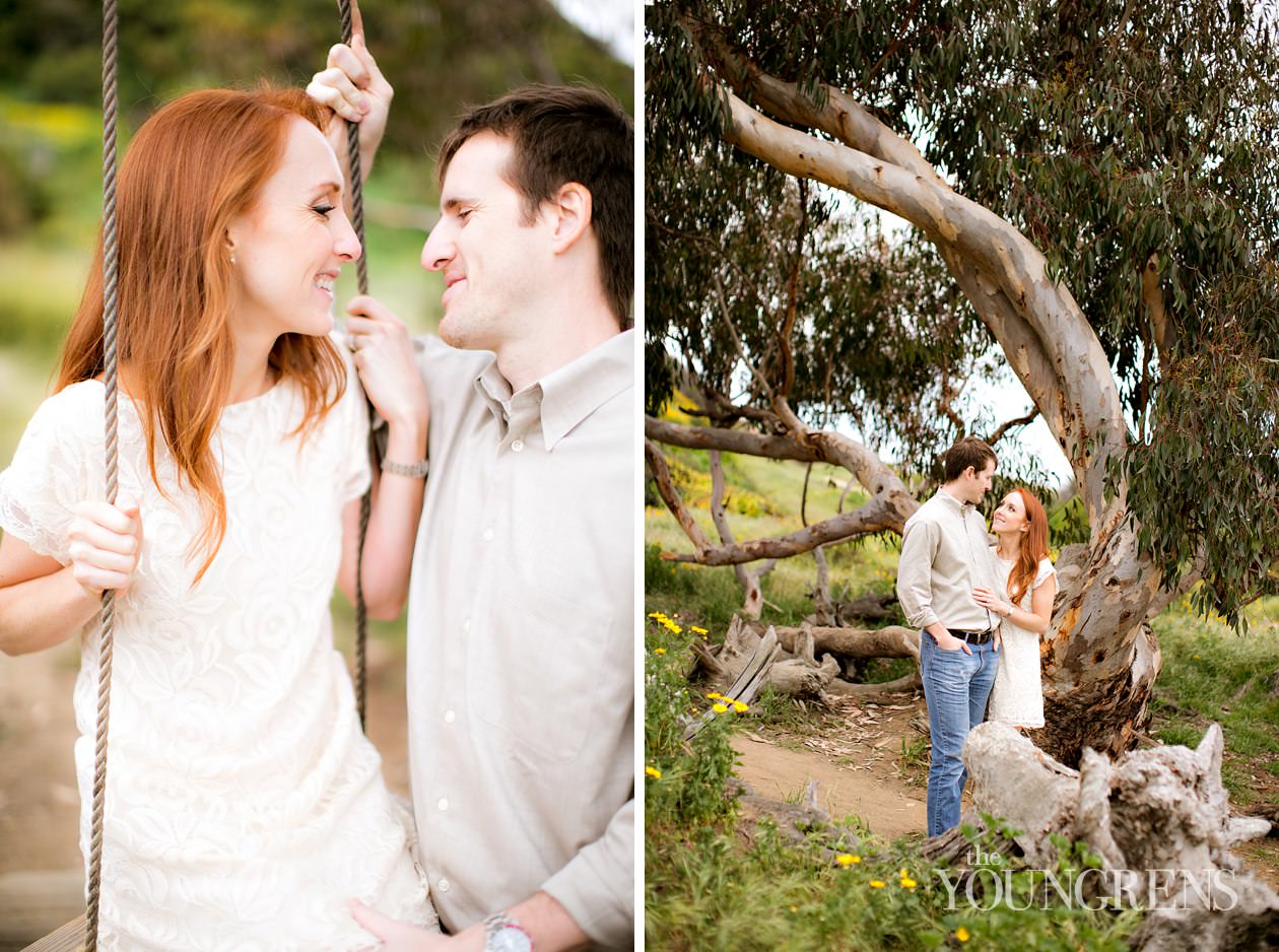 track and field engagement session, running engagement session, working out engagement, fitness engagement, running shoes engagement, PLNU engagement, Point Loma engagement, sunset cliffs engagement, swing engagement, meadow engagement, San Diego engagement, water bottle engagement, hot pink engagement