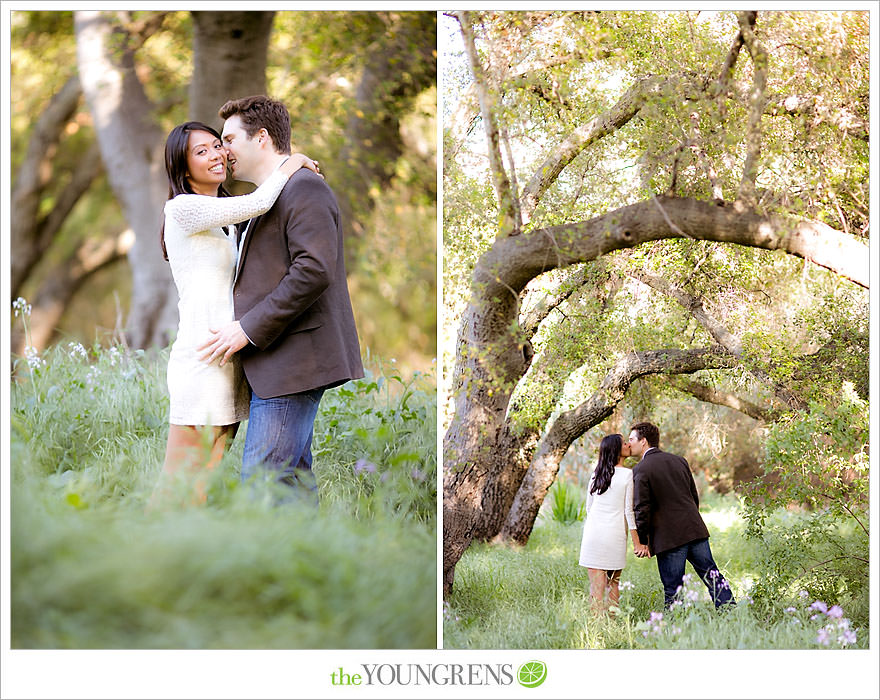 Del Dios Community Park engagement session, Del Dios engagement, Escondido engagement, meadow engagement, forest engagement, San Diego engagement, North County engagement, North County San Diego engagement