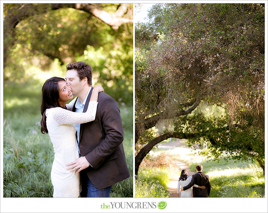 Del Dios Community Park engagement session, Del Dios engagement, Escondido engagement, meadow engagement, forest engagement, San Diego engagement, North County engagement, North County San Diego engagement