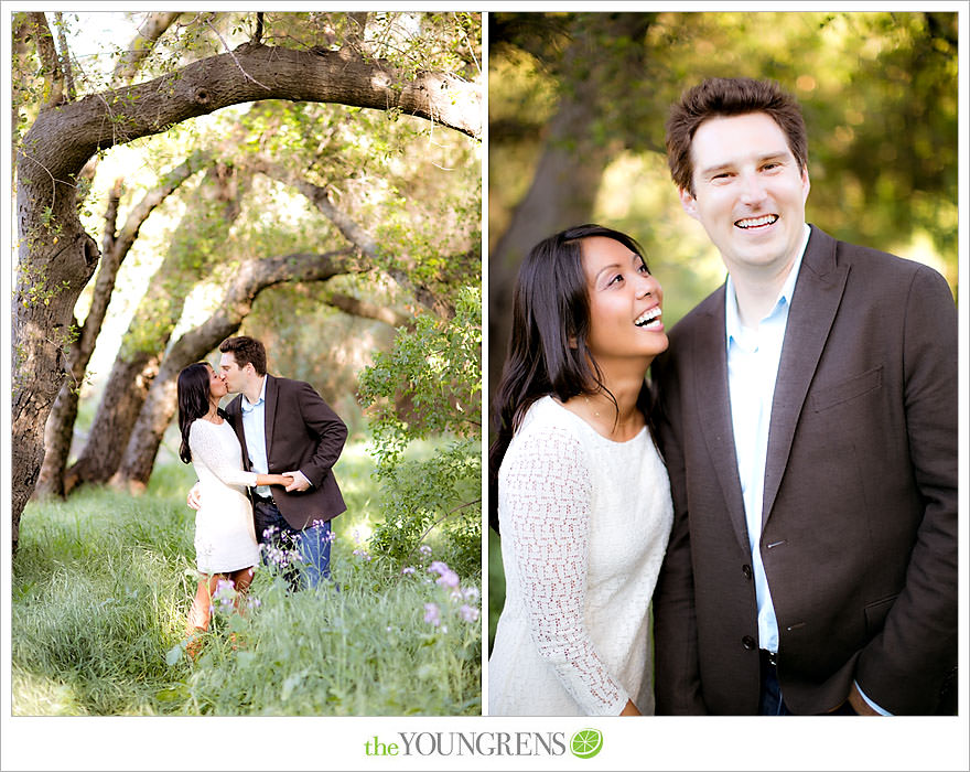 Del Dios Community Park engagement session, Del Dios engagement, Escondido engagement, meadow engagement, forest engagement, San Diego engagement, North County engagement, North County San Diego engagement