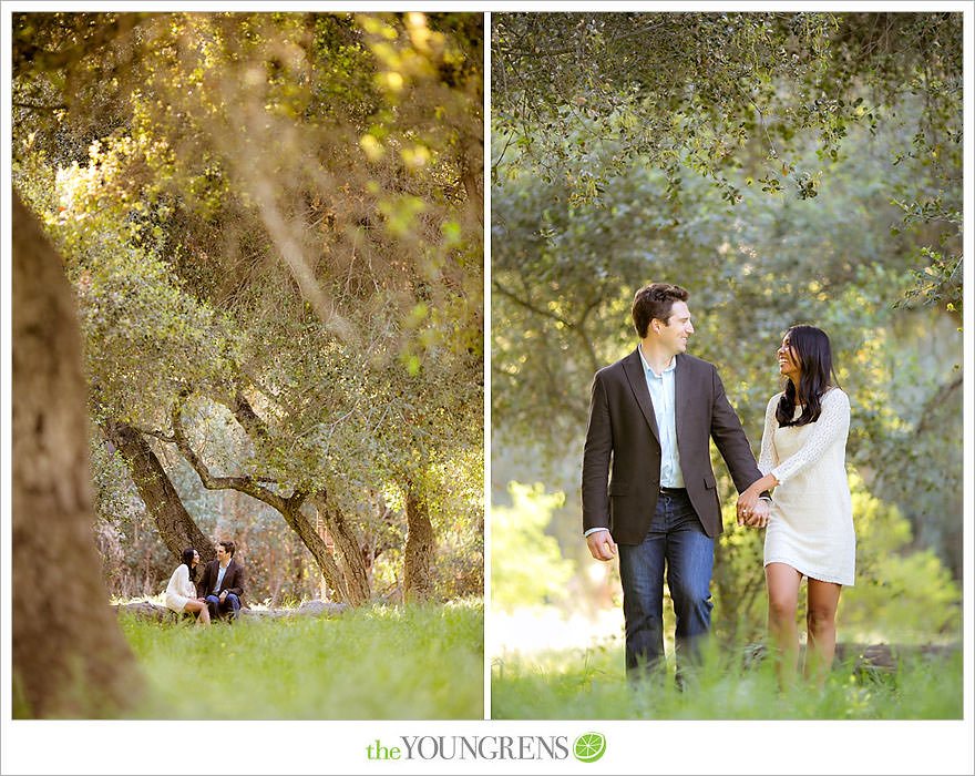 Del Dios Community Park engagement session, Del Dios engagement, Escondido engagement, meadow engagement, forest engagement, San Diego engagement, North County engagement, North County San Diego engagement