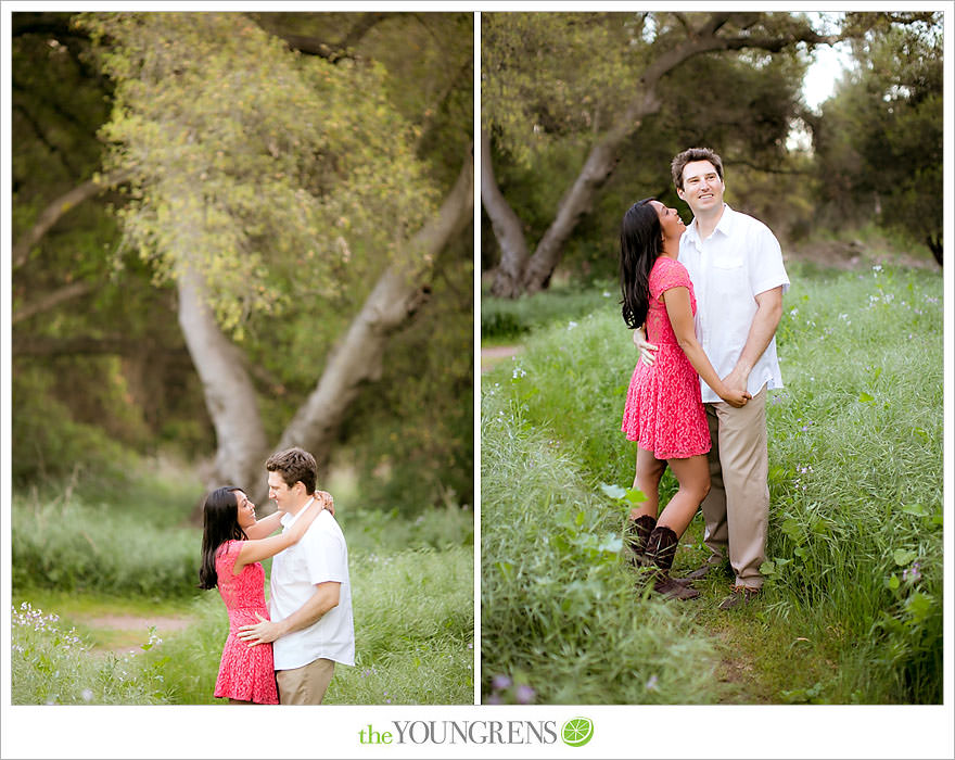 Del Dios Community Park engagement session, Del Dios engagement, Escondido engagement, meadow engagement, forest engagement, San Diego engagement, North County engagement, North County San Diego engagement