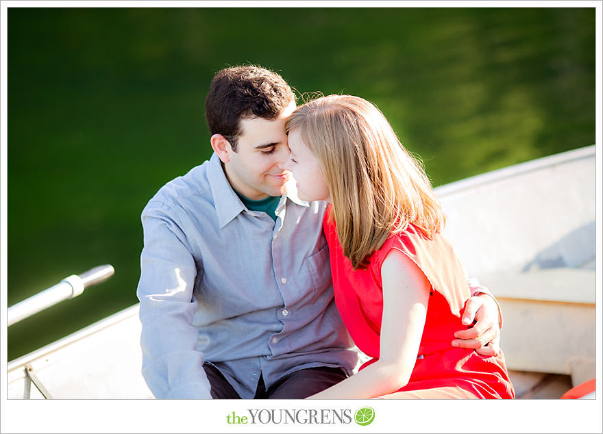 rowboat engagement, Dixon Lake engagement, Escondido engagement, lake engagement, pond engagement, boat engagement, pink engagement, lace engagement, meadow engagement, nature engagement