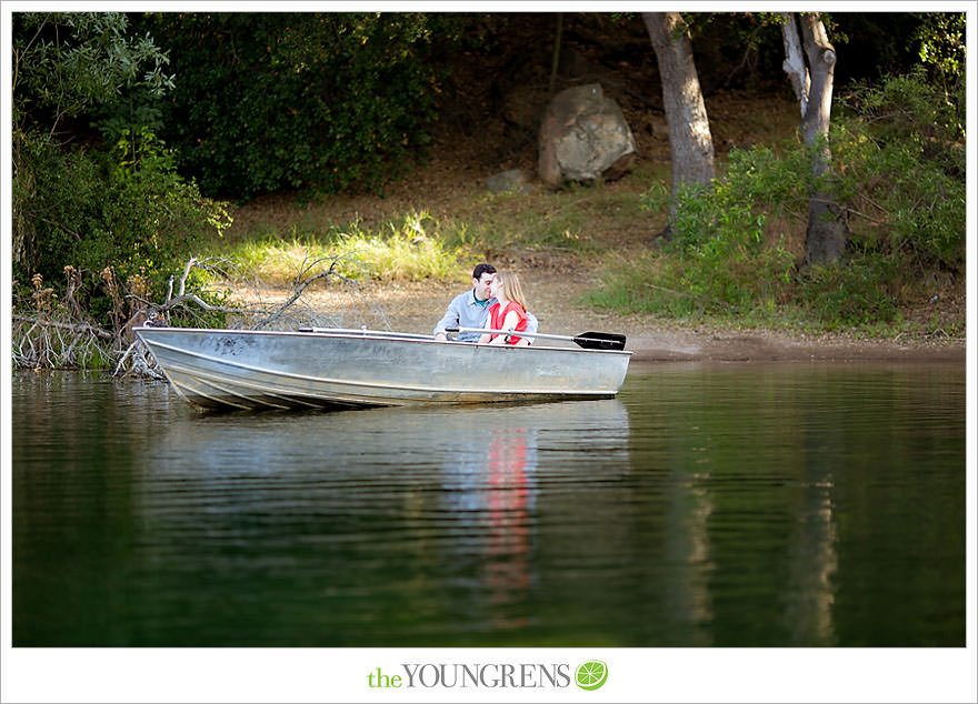 rowboat engagement, Dixon Lake engagement, Escondido engagement, lake engagement, pond engagement, boat engagement, pink engagement, lace engagement, meadow engagement, nature engagement