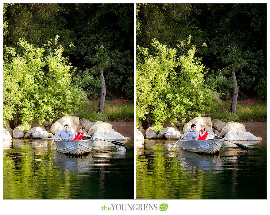 rowboat engagement, Dixon Lake engagement, Escondido engagement, lake engagement, pond engagement, boat engagement, pink engagement, lace engagement, meadow engagement, nature engagement