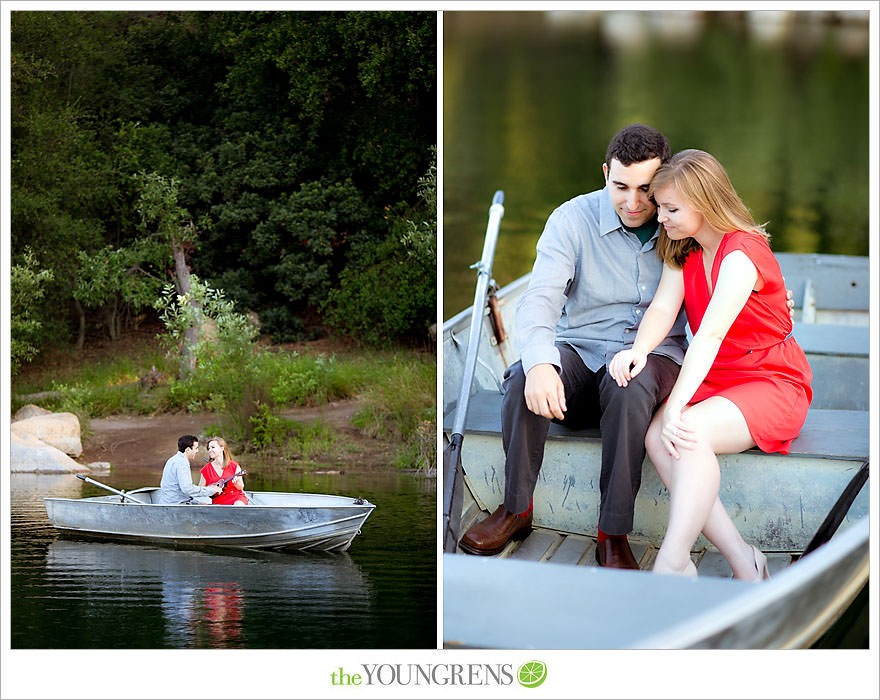 rowboat engagement, Dixon Lake engagement, Escondido engagement, lake engagement, pond engagement, boat engagement, pink engagement, lace engagement, meadow engagement, nature engagement