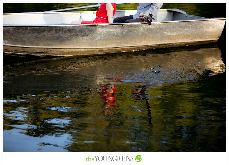 rowboat engagement, Dixon Lake engagement, Escondido engagement, lake engagement, pond engagement, boat engagement, pink engagement, lace engagement, meadow engagement, nature engagement