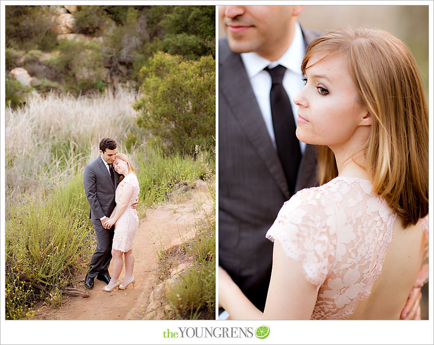 rowboat engagement, Dixon Lake engagement, Escondido engagement, lake engagement, pond engagement, boat engagement, pink engagement, lace engagement, meadow engagement, nature engagement