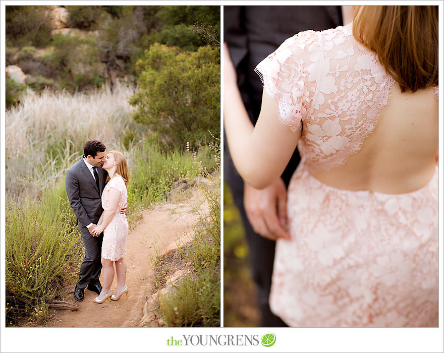 rowboat engagement, Dixon Lake engagement, Escondido engagement, lake engagement, pond engagement, boat engagement, pink engagement, lace engagement, meadow engagement, nature engagement