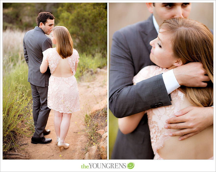 rowboat engagement, Dixon Lake engagement, Escondido engagement, lake engagement, pond engagement, boat engagement, pink engagement, lace engagement, meadow engagement, nature engagement