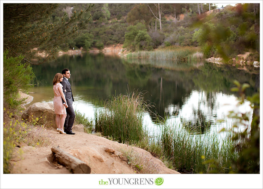 rowboat engagement, Dixon Lake engagement, Escondido engagement, lake engagement, pond engagement, boat engagement, pink engagement, lace engagement, meadow engagement, nature engagement