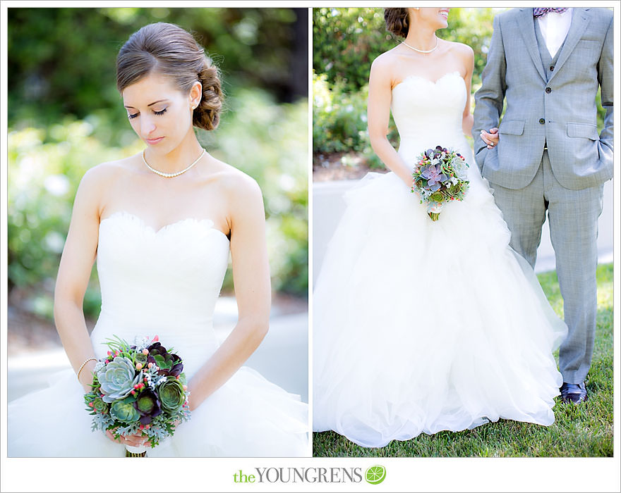 Turnip Rose Promenade Wedding, Photography by The Youngrens Costa Mesa Wedding, Turnip Rose Promenade wedding, Orange County wedding, Irvine wedding, Turnip Rose wedding, business park wedding, succulent wedding, succulent centerpieces, succulent bouquets, sustainable bouquets, replant bouquet, long lasting bouquet, succulent florals