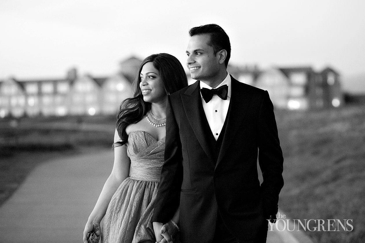Ritz-Carlton Half Moon Bay Wedding, Photography by The Youngrens indian wedding, ritz-carlton wedding, half moon bay wedding, ritz-carlton half moon bay wedding, hindu ceremony, barat images, horse in a barat, seaside wedding, ocean view wedding, hot pink wedding, hot pink wedding dress, black tie wedding reception, Indian wedding ceremony, henna, sari, hot pink sari