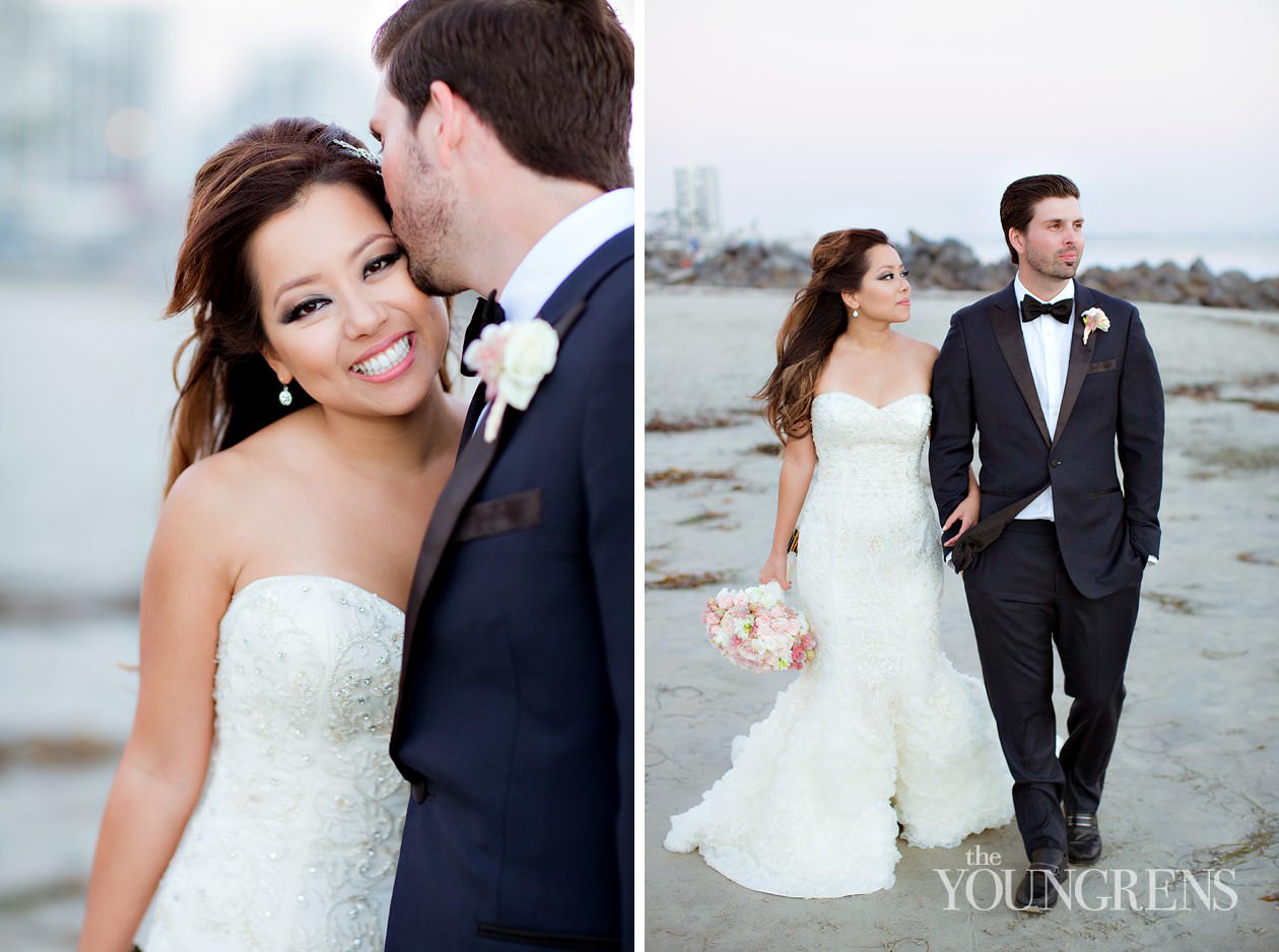 Hotel Del Coronado Wedding. Part Two, Photography by The Youngrens hotel del Coronado wedding, beach wedding, beach ceremony, coronado wedding, Emily smiley wedding, platinum pro wedding, San Diego wedding, luxurious beach ceremony, elegant beach wedding, orchid florals, ocean wedding, outdoor reception