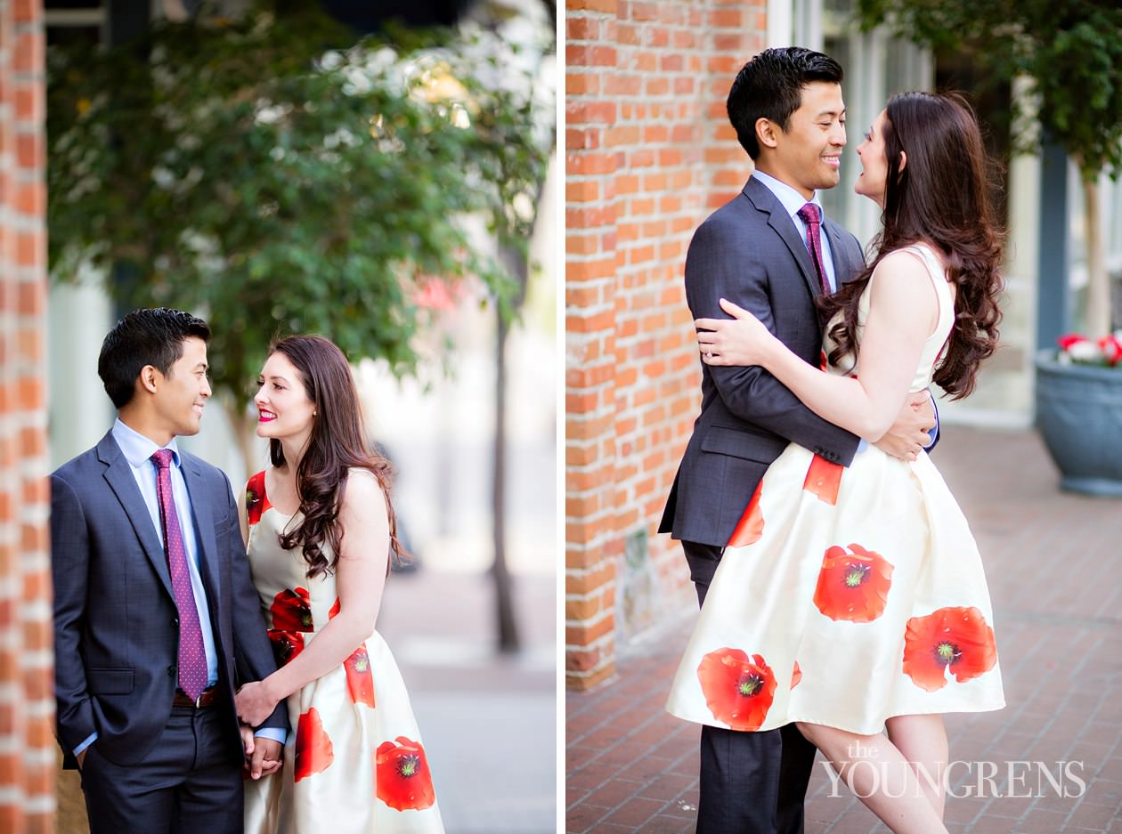 Downtown San  Diego  Anniversary  Session Chris and Sarah 