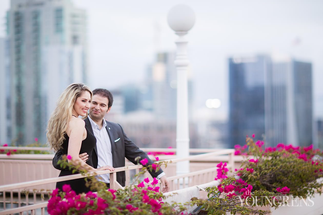 Downtown San Diego Engagement Roman And Zlatka The Youngrens San Diego Photographers Educators