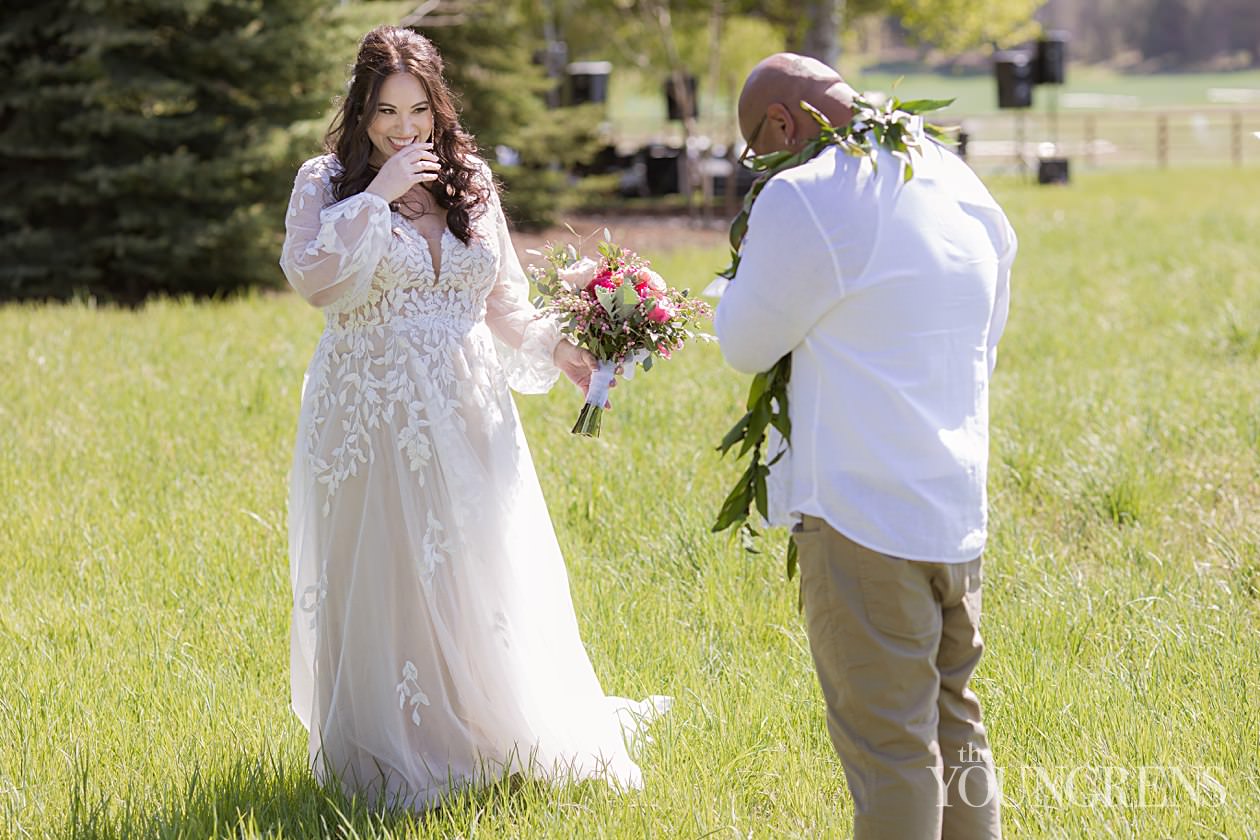 Bend Private Estate Wedding, private estate elopement, covid wedding, intimate wedding in bend, bend oregon wedding, bend wedding photographer, oregon wedding photographer, bend photographer, mountain wedding, married photography team