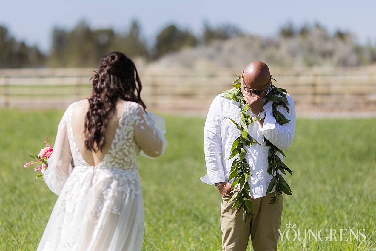 Bend Private Estate Wedding, private estate elopement, covid wedding, intimate wedding in bend, bend oregon wedding, bend wedding photographer, oregon wedding photographer, bend photographer, mountain wedding, married photography team