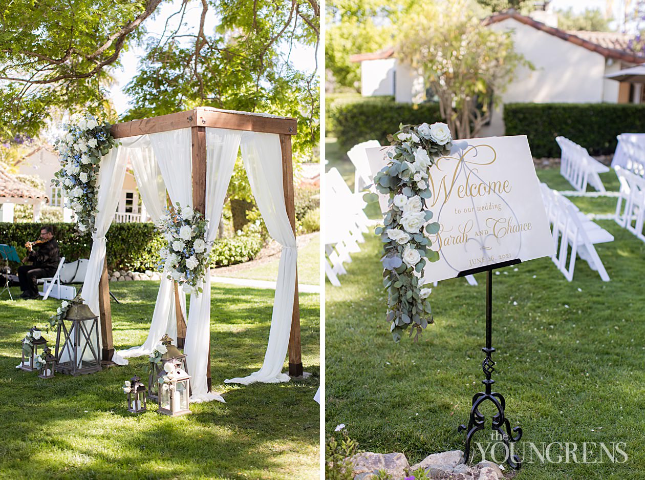 The Inn at Rancho Santa Fe Wedding, Rancho santa fe wedding, luxury rancho santa fe wedding, inn at rsf wedding, organic elements florals, first comes love wedding, married wedding photography team, natural light wedding photography