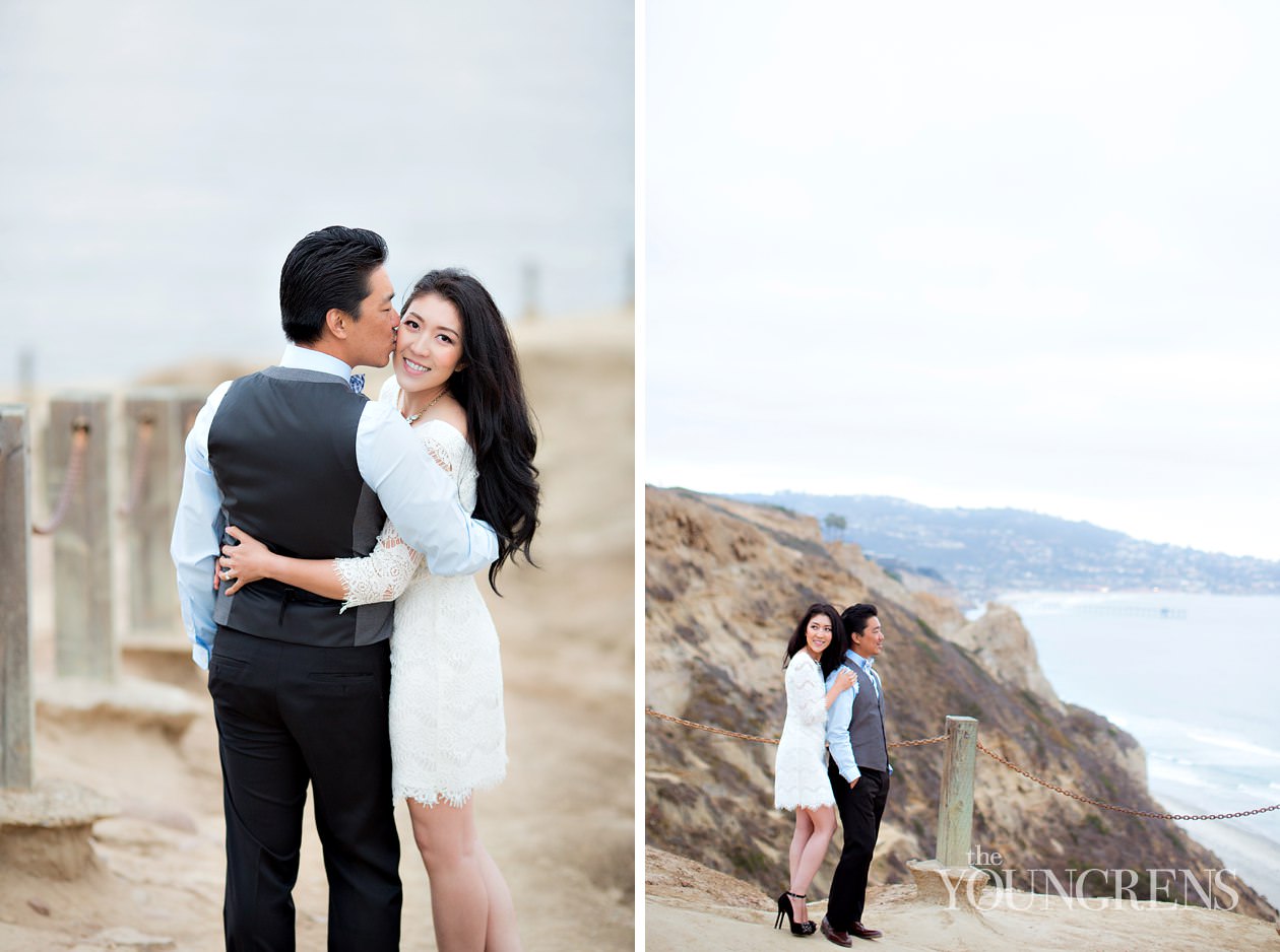 Torrey Pines Engagement, Photography by The Youngrens UCSD engagement, cliffs engagement, seaside engagement, glider port engagement, torrey pines engagement, la jolla engagement