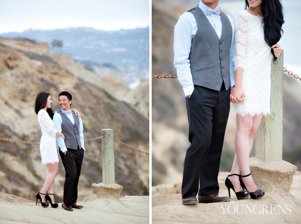 Torrey Pines Engagement, Photography by The Youngrens UCSD engagement, cliffs engagement, seaside engagement, glider port engagement, torrey pines engagement, la jolla engagement