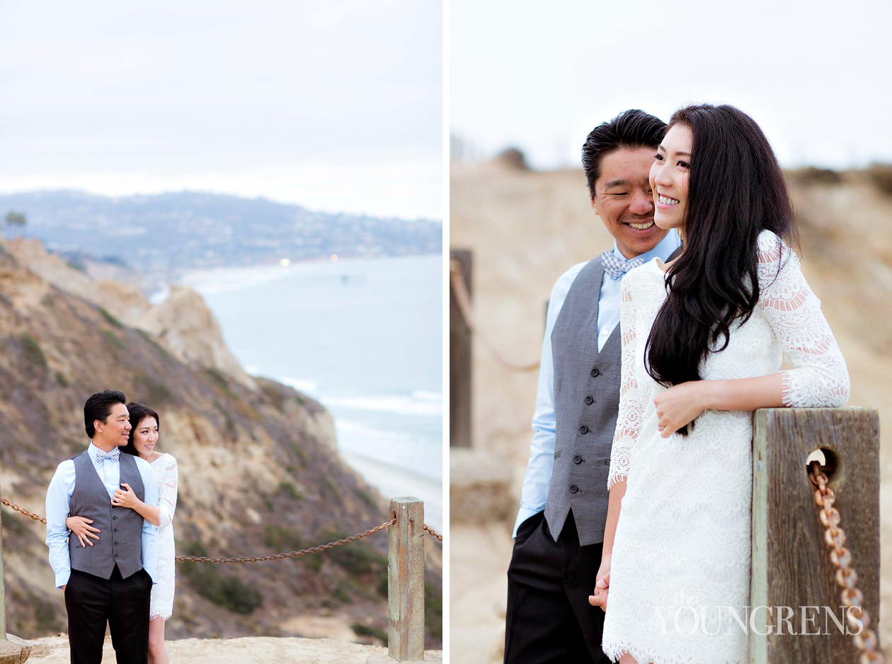 Torrey Pines Engagement, Photography by The Youngrens UCSD engagement, cliffs engagement, seaside engagement, glider port engagement, torrey pines engagement, la jolla engagement
