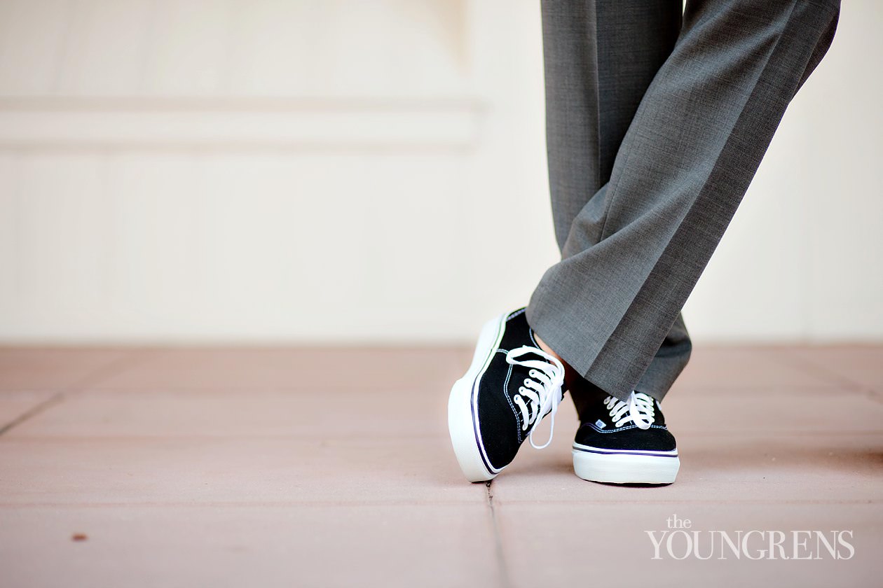 wearing vans to a wedding